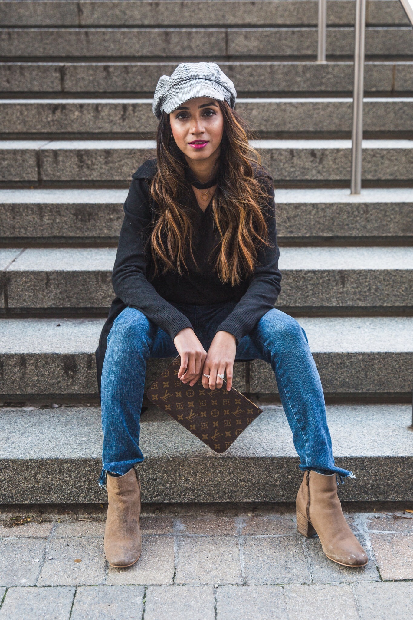 streetstyle version spoofstore sweater louis vuitton bakeboy hat fall inspired fall look my fall streetstyle version