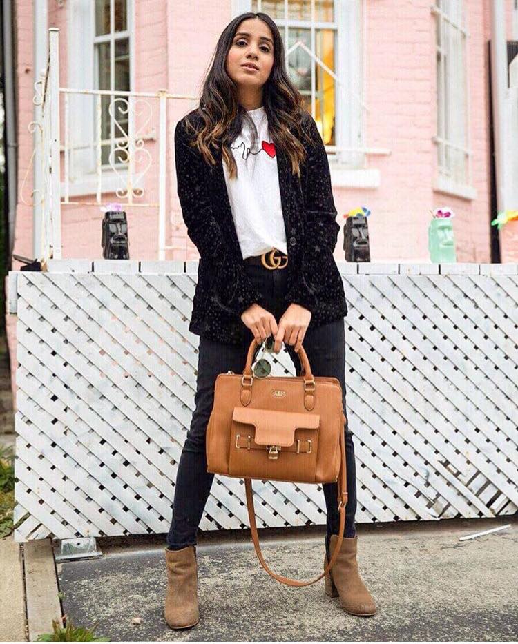 Must Have Blazers to Survive any Important Day Sincerely Humble Faiza Inam OOTD Fashion style icon Shein Blazer Converse shoes pregnancy style combining blazers runners the velvet blazer 1