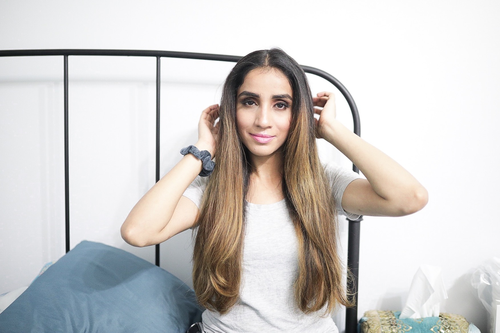 HOW TO Blow Dry Curly Frizzy Hair to Get Straight Hair sincerely humble sincerelyhumble blog Faiza Inam 4