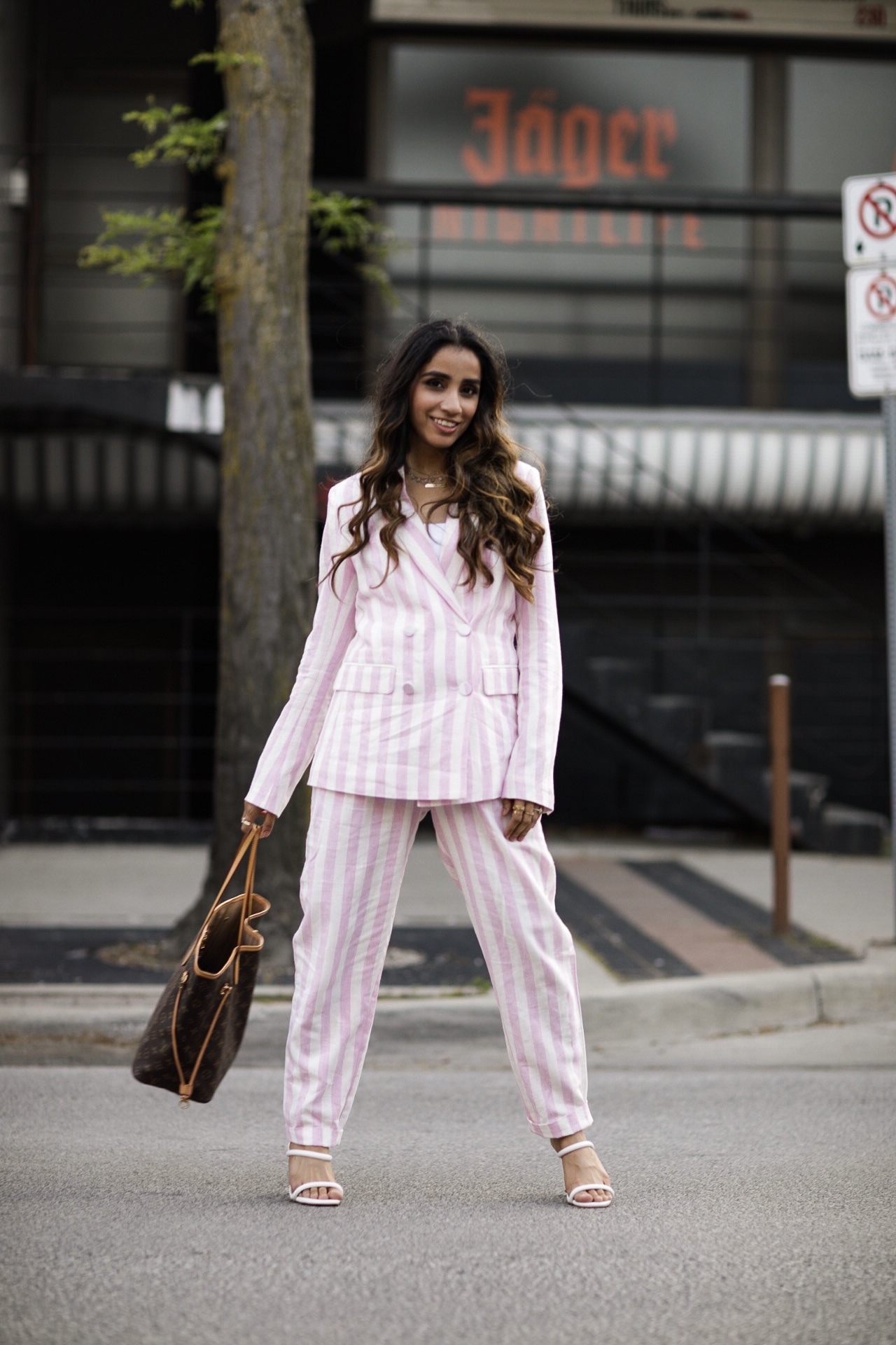 Must Have Blazers to Survive any Important Day Sincerely Humble Faiza Inam OOTD Fashion style icon Shein Blazer Converse shoes style combining blazers linen suit stripes pink 2