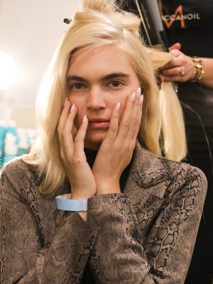 ESSIE FW Sep 2019 Veronica Beard Frosted Nails Rita Remark NYFW Faiza Inam SincerelyHumble 4