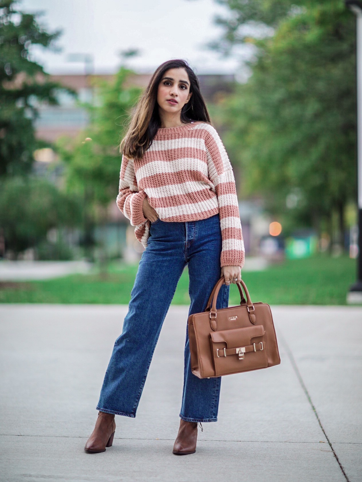 My Top 5 Fall Staples 2019 Faiza Inam SincerelyHumble Blog Ankle Boots Trend Fab Affordable Lulus Cozy Sweater 3