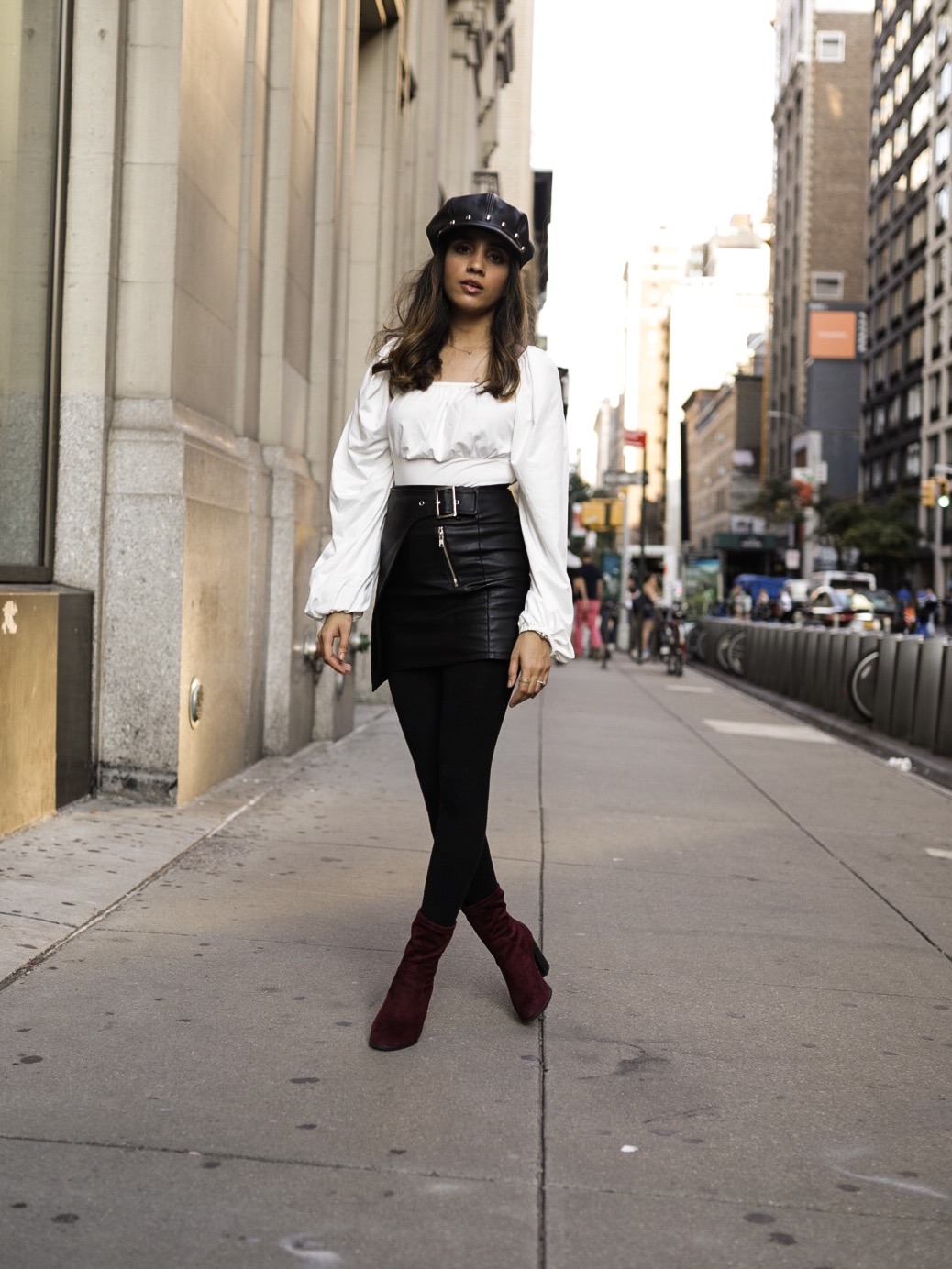 My Top 5 Fall Staples 2019 Faiza Inam SincerelyHumble Blog Ankle Boots Trend Fab Affordable Tights PantyHose NYFW19 5