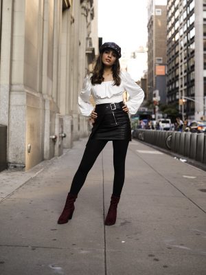 My Top 5 Fall Staples 2019 Faiza Inam SincerelyHumble Blog Ankle Boots Trend Fab Affordable Tights PantyHose NYFW19 6