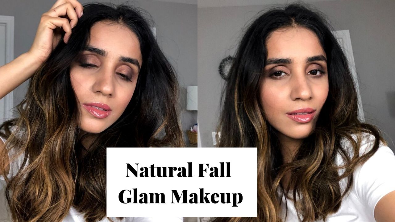 Natural Fall Glam Makeup Tutorial 2019 Faiza Inam SincerelyHumble blog Hair care beauty How to 1