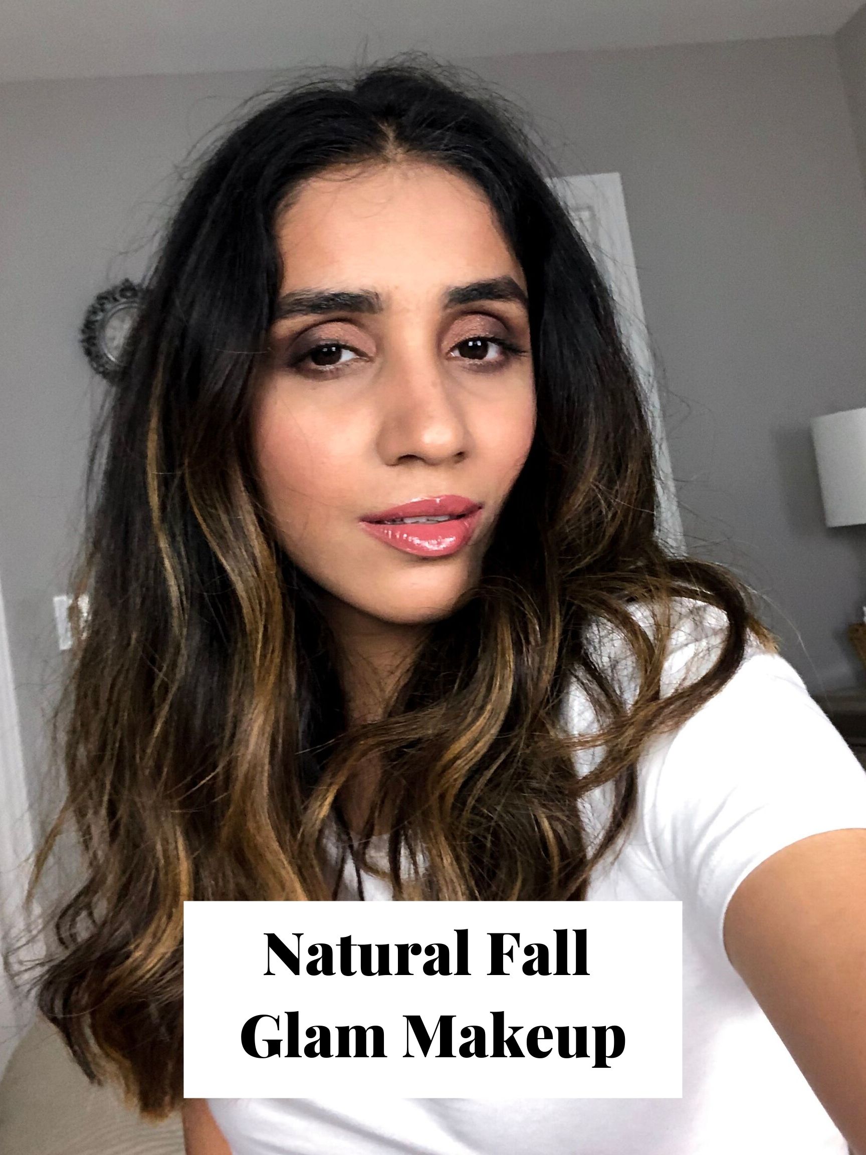 Natural Fall Glam Makeup Tutorial 2019 Faiza Inam SincerelyHumble blog Hair care beauty How to 4