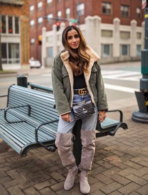 How to Style Sweater to Look More this Season Skirt Coats Boots Long Ankle Sneakers Faiza Inam Sincerelyhumble Blog 2