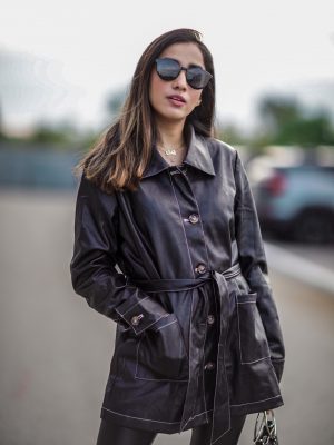 Trending Leather Pieces this Fall 2019 Top Pants Leggins Jackets Dresses trending Faiza Inam SincerelyHumble Blog 3