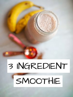 Simple 3 Ingredient Healthy Sweet Smoothie | Pre and Post Workout Faiza Inam Quick Lifestyle To Try 1