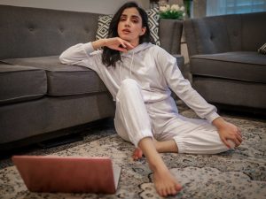 Faiza Inam loungewear look cozy look holidays winter look of the day 2