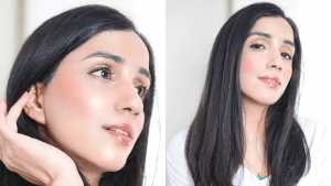 Glass Skin Look Makeup Look Skincare routine Faiza Inam123