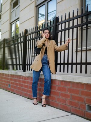 Under $50 Trends That Won't Disappoint This Summer blazer beige camel zara jeans classic look expensive look Faiza Inam pinterest 2