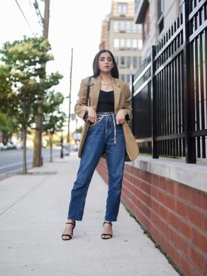 Under $50 Trends That Won't Disappoint This Summer blazer beige camel zara jeans classic look expensive look Faiza Inam pinterest 4